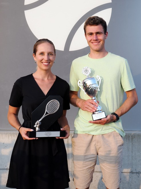 Clubmeister/in im Einzel: Gaby Lang und Gian Zurkirch